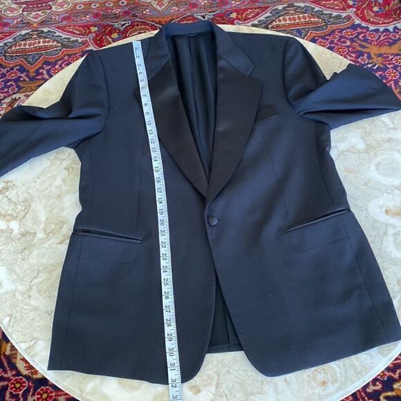 Orsini Collezione 100% Wool Single Breasted Tuxedo Dinner Jacket - Picture 13 of 13